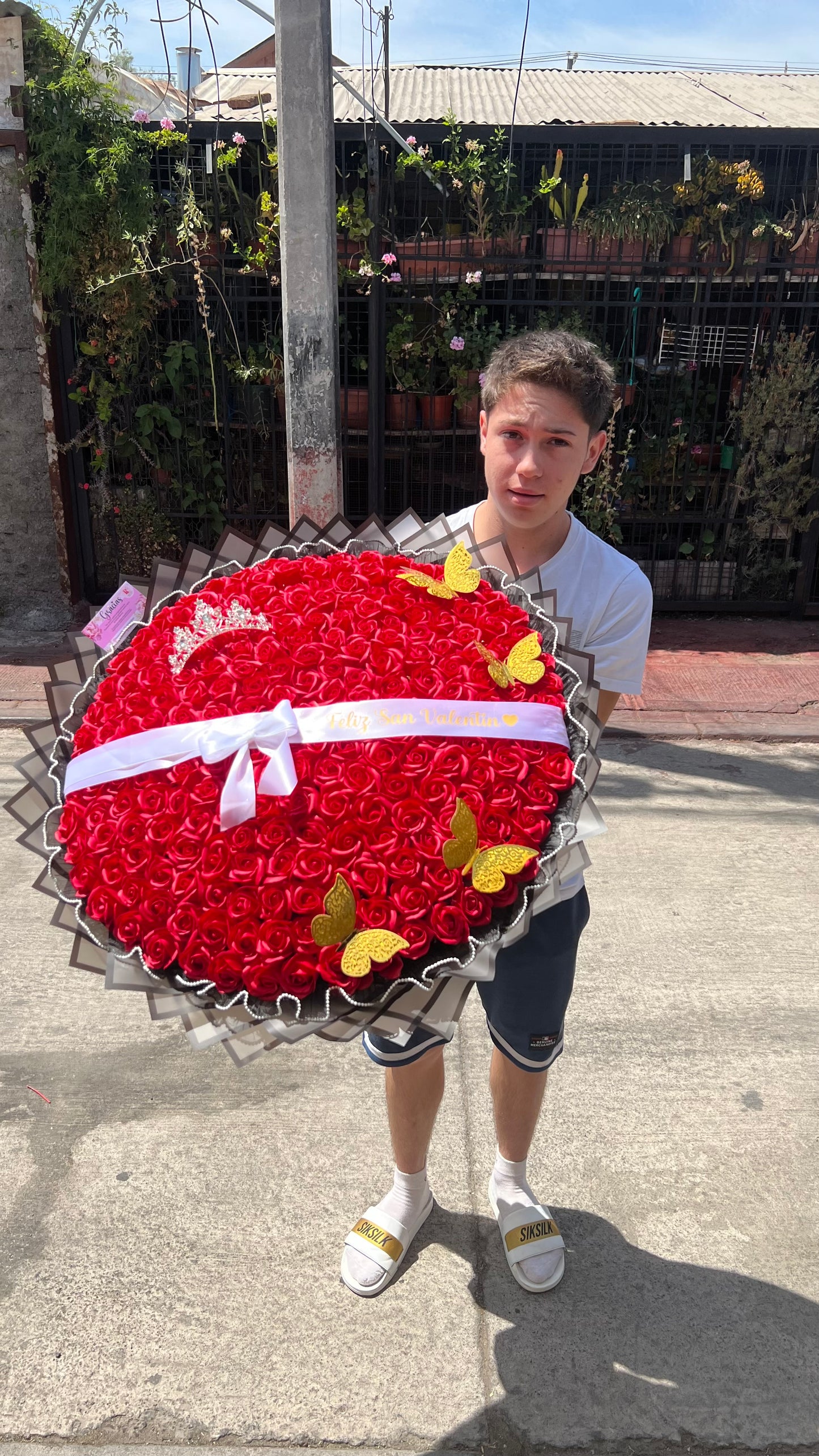 Ramo Rosas Eternas Rojas