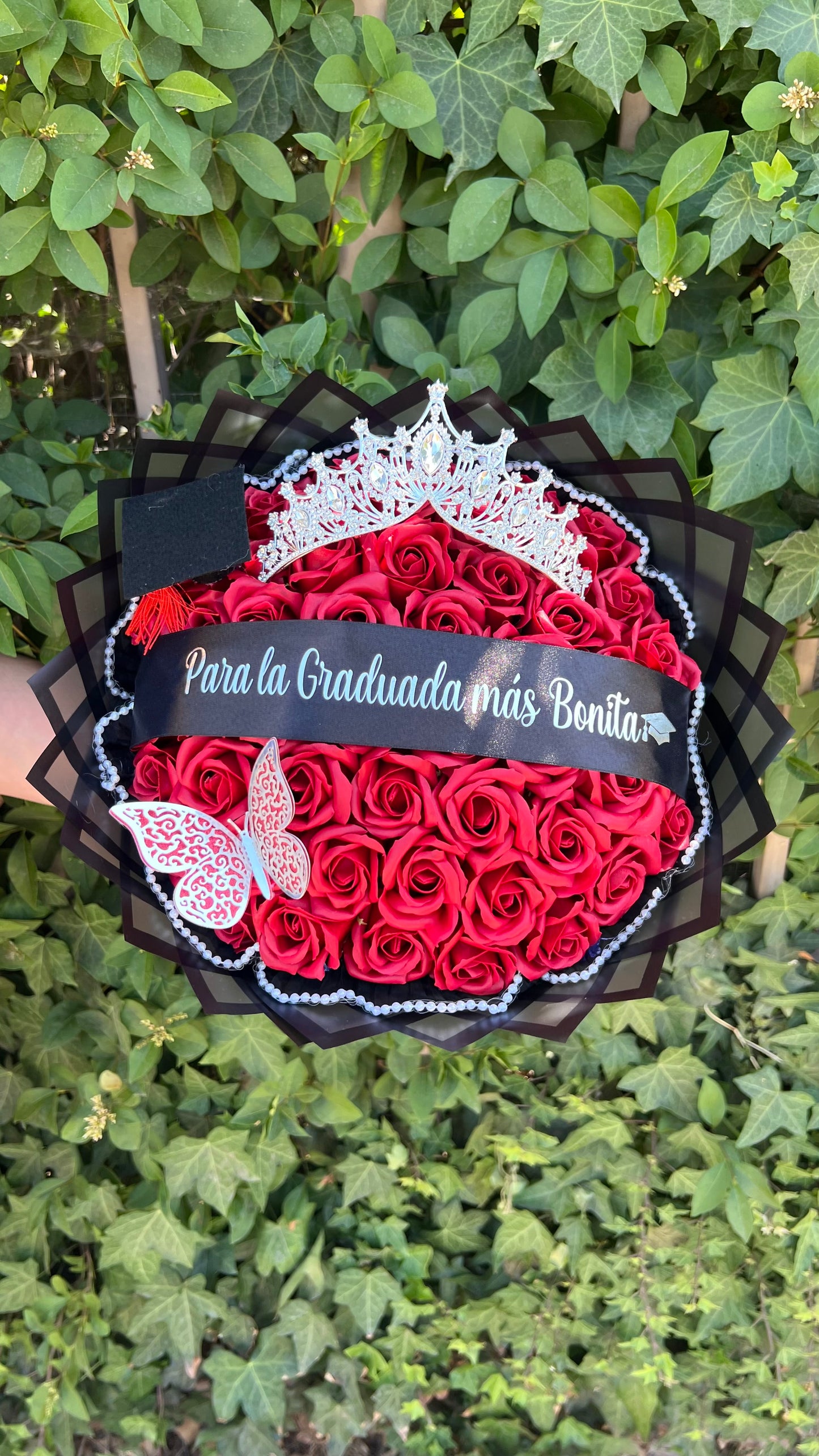 Ramo Rosas Eternas Rojas