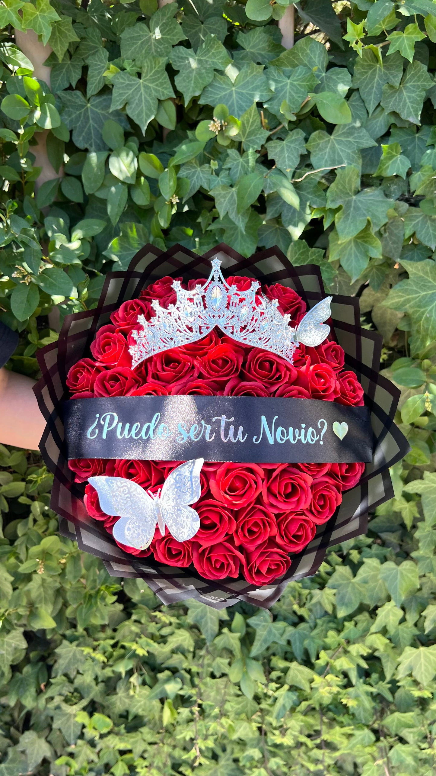 Ramo Rosas Eternas Rojas