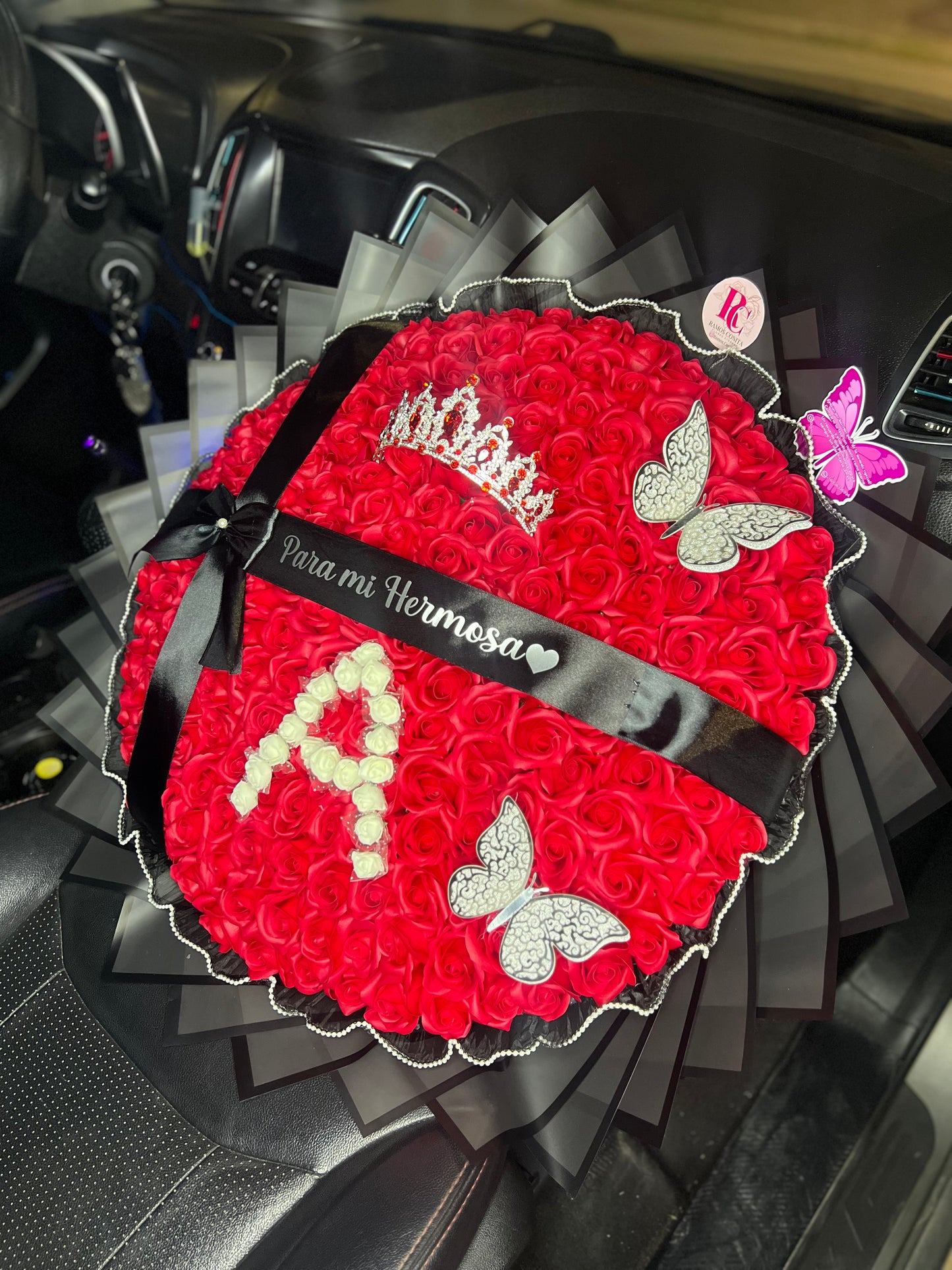 Ramo Rosas Eternas Rojas
