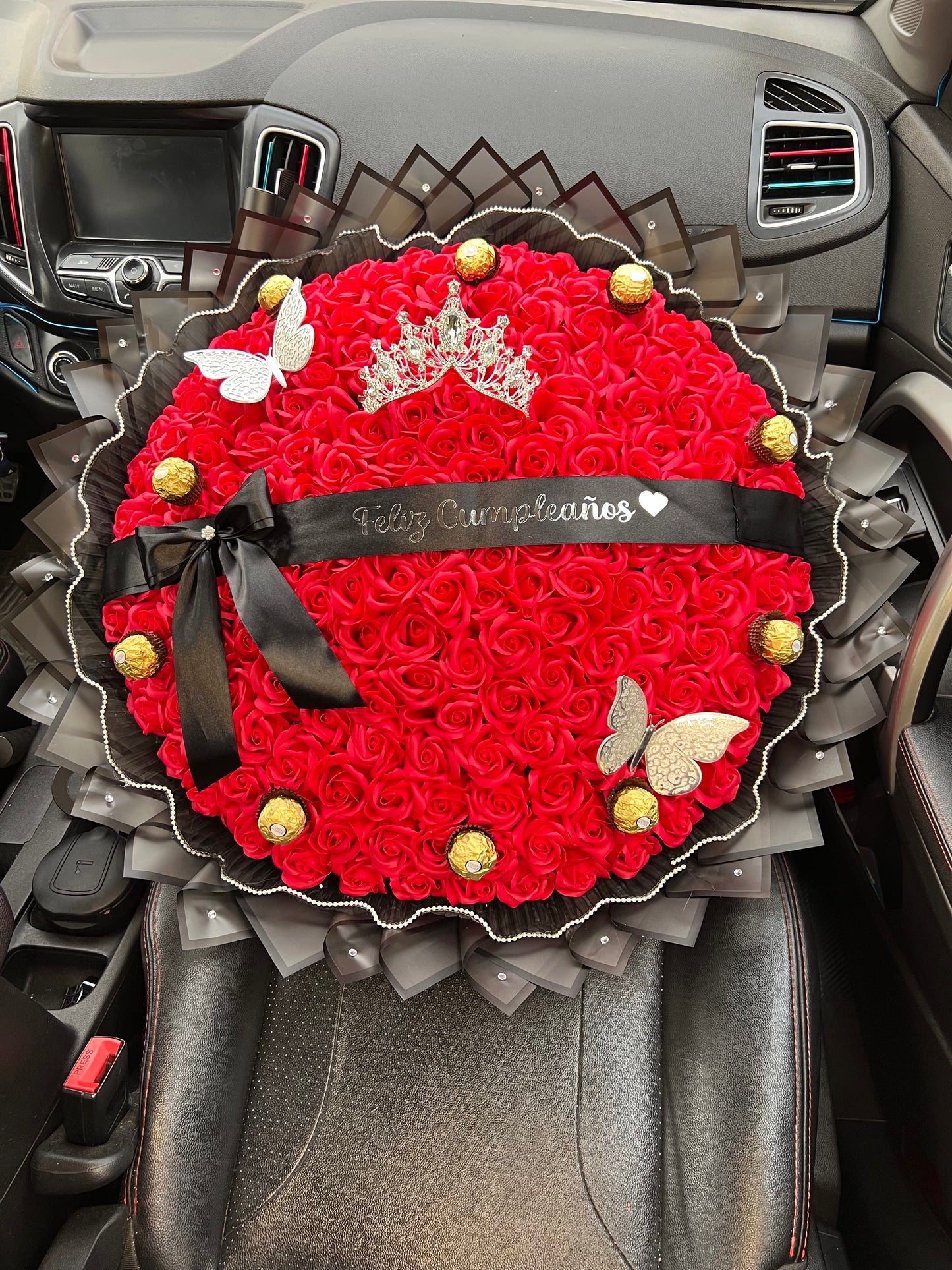 Ramo Rosas Eternas Rojas