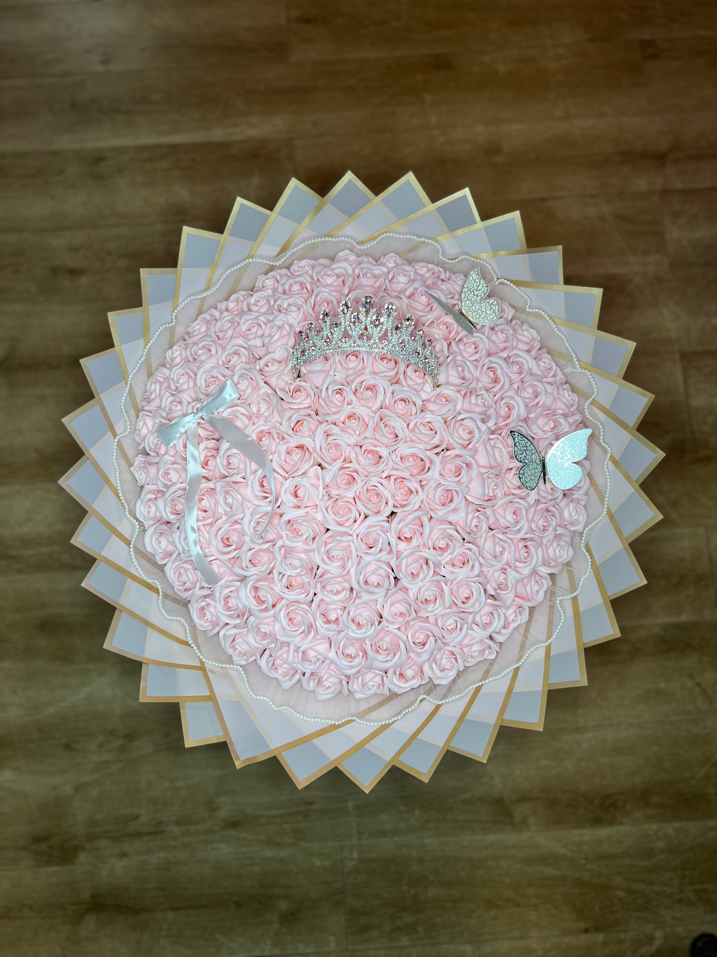 Ramo Rosas Eternas Rosado