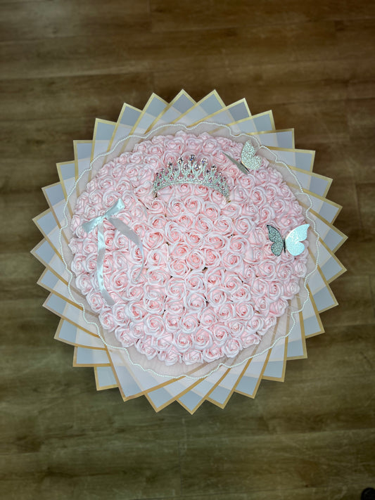 Ramo Rosas Eternas Rosado