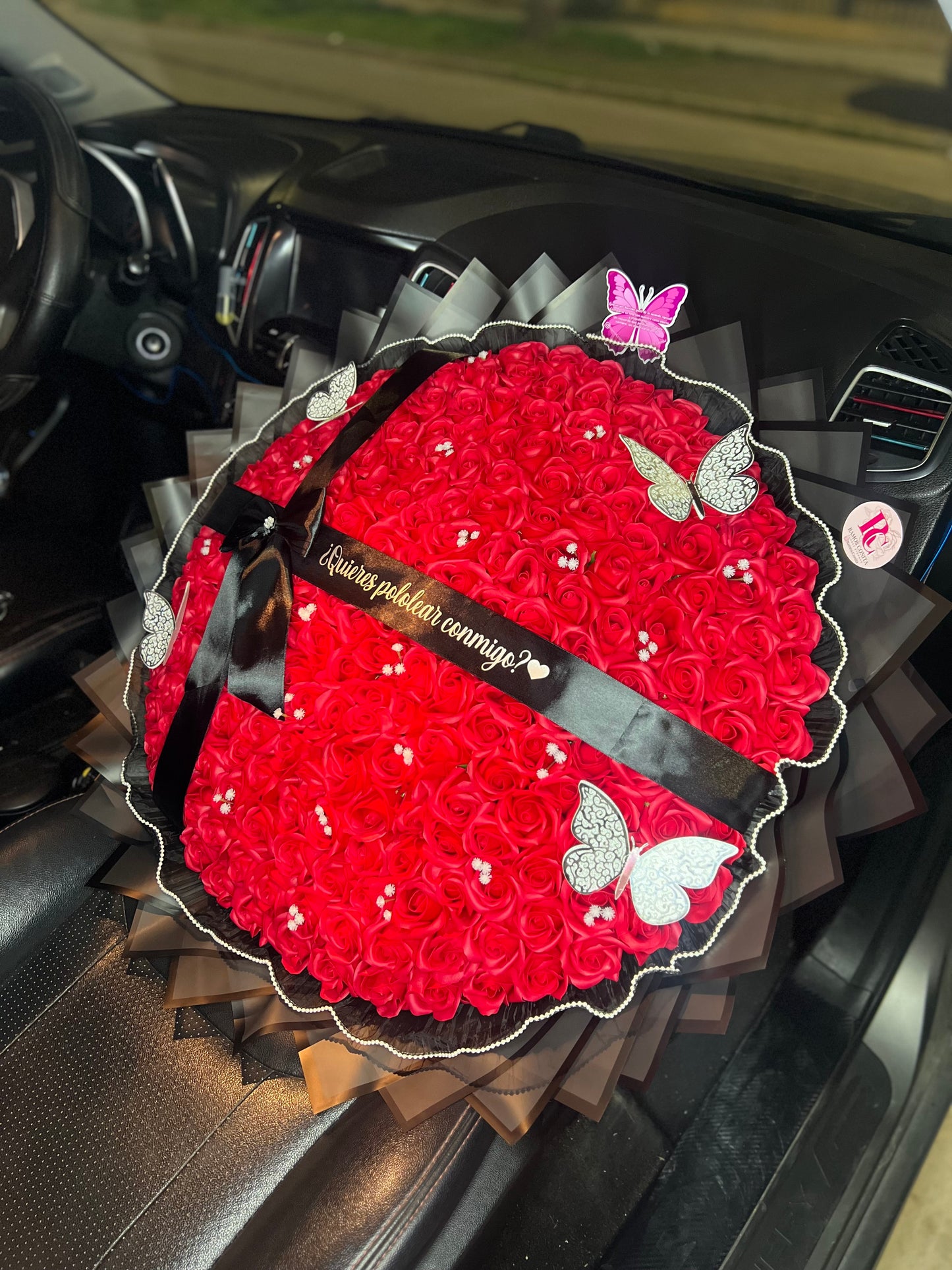 Ramo Rosas Eternas Rojas