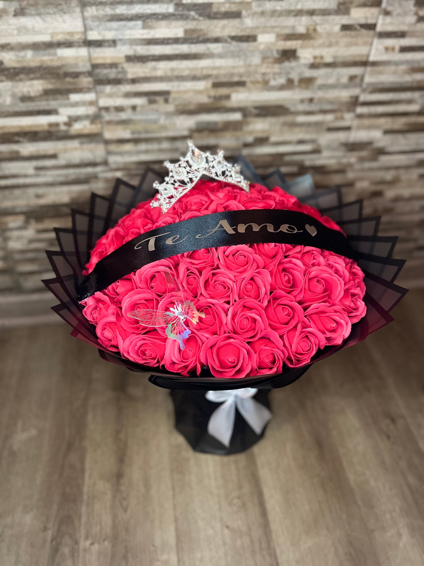 Ramo Rosas Eternas Rojas